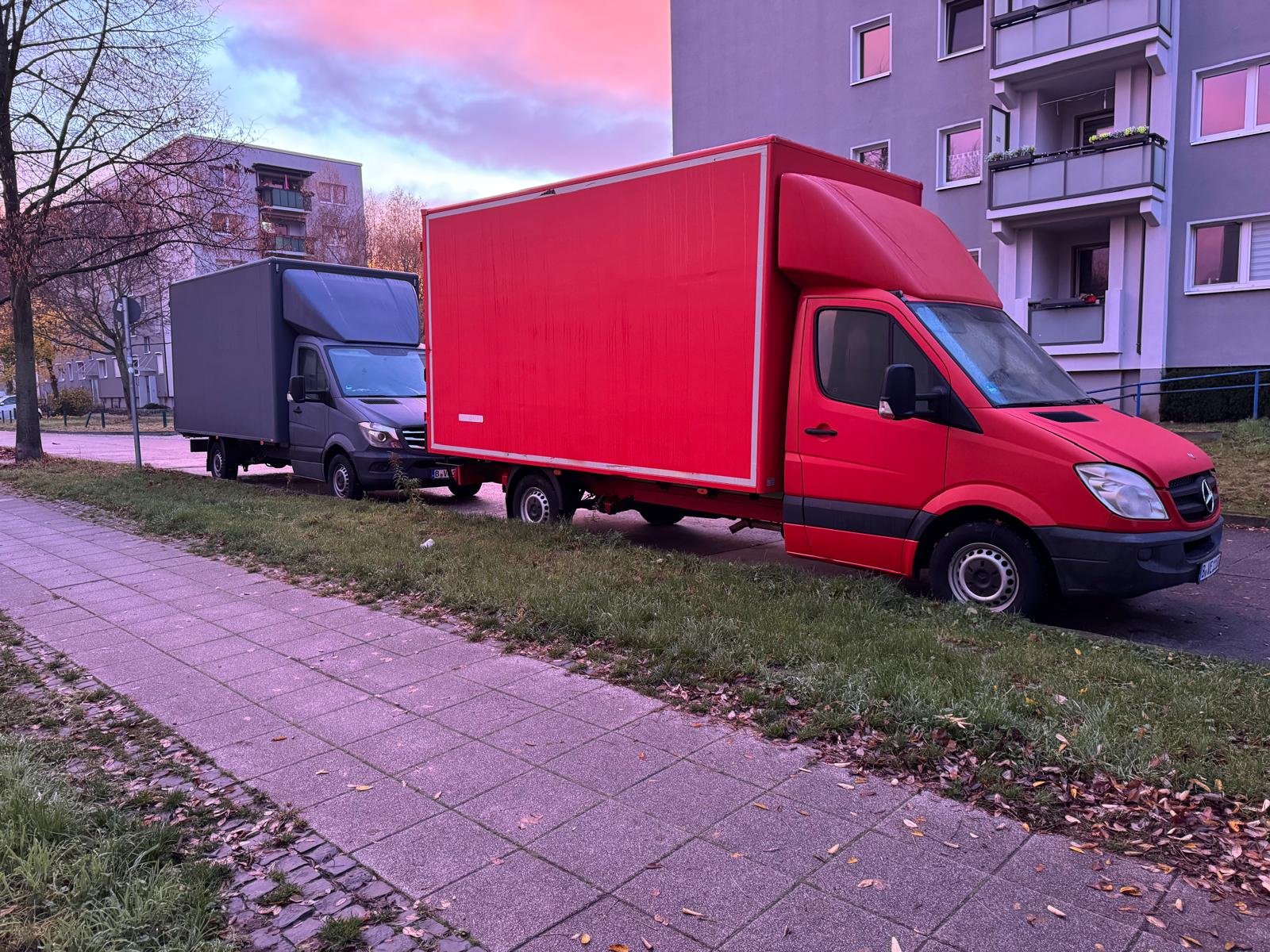 Umzugsfirma Kahl Umzüge – Transporter vor Ort in Berlin